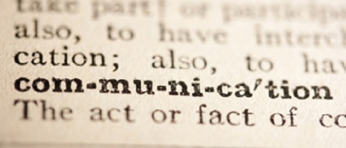 Dictionary entry of communication meaning